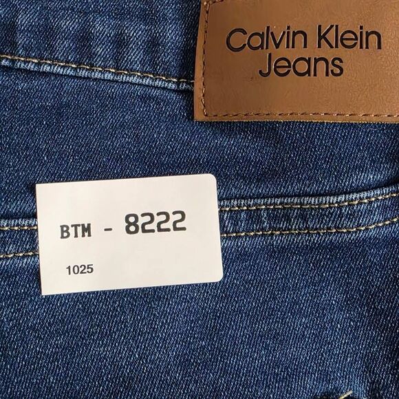 Calvin Klein High Rise Skinny Jeans Size 16 Blue - Picture 10 of 10